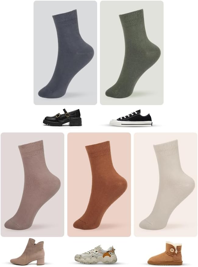 FGZ Women Thin Cotton Bootie Socks - Image 5