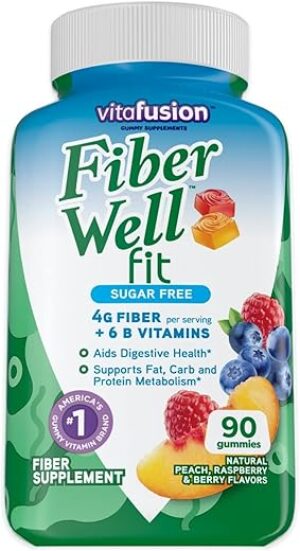 Vitafusion Fiber Well Fit Gummies, 90 Count