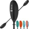 WONITAGO Fiberglass Shaft Kayak Paddles, Adjustable