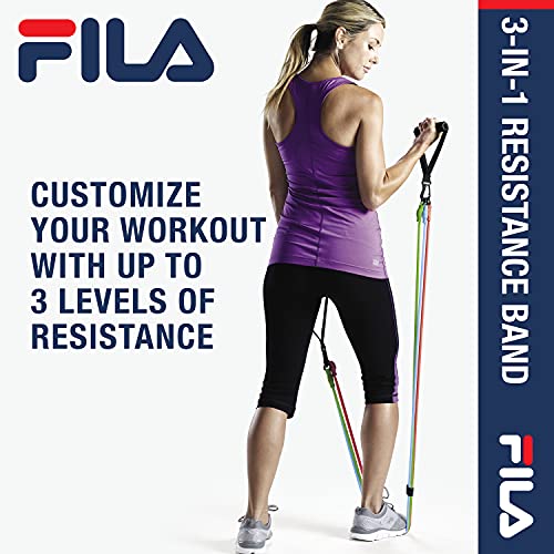 Fila 3-In-1 Tube Resistance Bands With Handles - Image 3