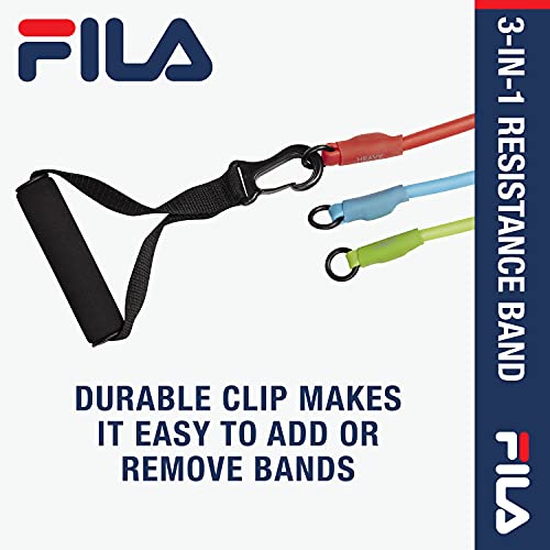 Fila 3-In-1 Tube Resistance Bands With Handles - Image 4