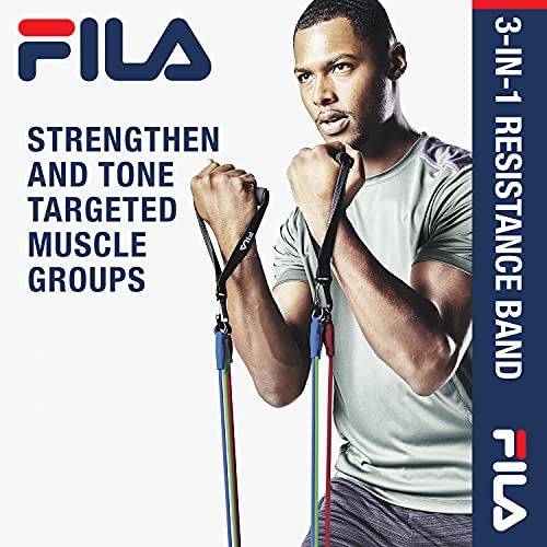 Fila 3-In-1 Tube Resistance Bands With Handles - Image 5