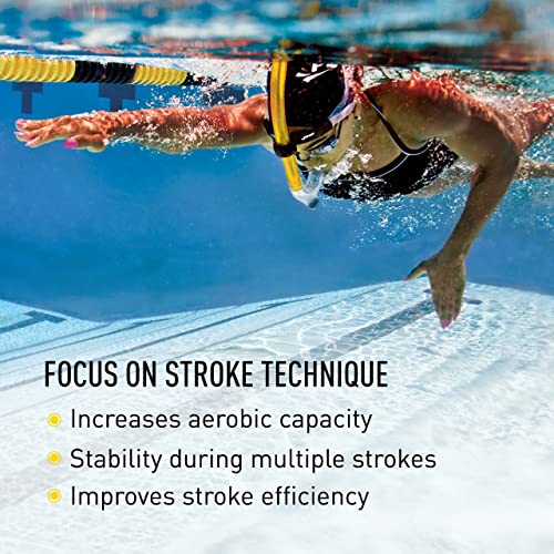 FINIS Original Center-Mount Swimmer's Snorkel, Yellow - Image 3