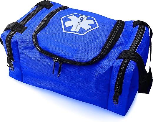 ASA TECHMED First Aid EMS Trauma Bag, Blue