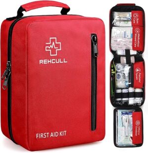 Rehcull First Aid Kit, 390 Piece Emergency