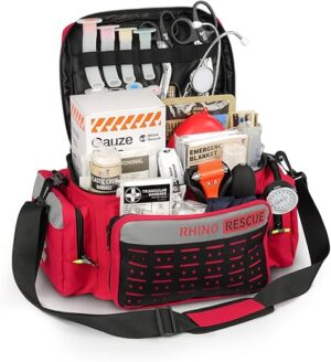 RHINO RESCUE First Responder Fully-Stocked EMT Bag