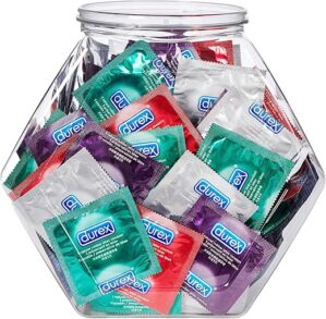 Durex Fish Bowl Natural Latex Bulk Condoms, 144 Count