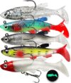 VMSIXVM Fishing Jig Head Swim Shad Lure