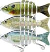 TRUSCEND Fishing Lures, Lifelike Swimbait For Bass