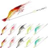 Syosisny Fishing Lures Shrimp Baits Set, Luminous Hooks