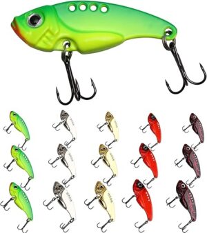 Dovesun Fishing Spoon Lures For Bass & Trout