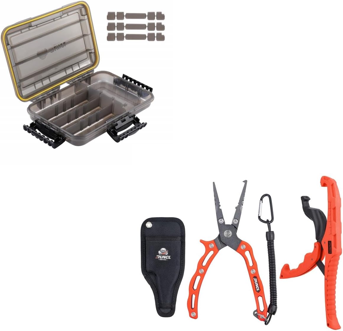 RUNCL Fishing Tackle Box Waterproof 3600 Pliers