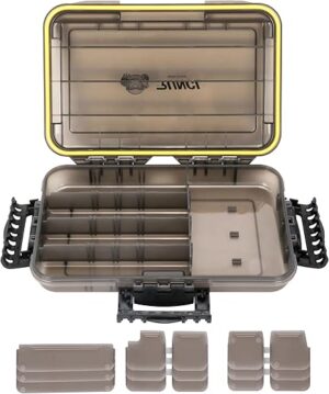 RUNCL Fishing Tackle Box, Waterproof Tray