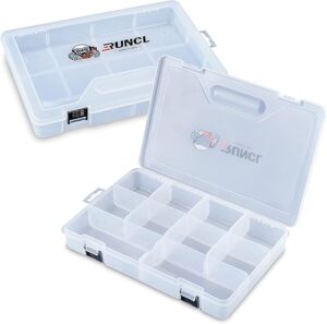 RUNCL Fishing Tackle Box With Dividers