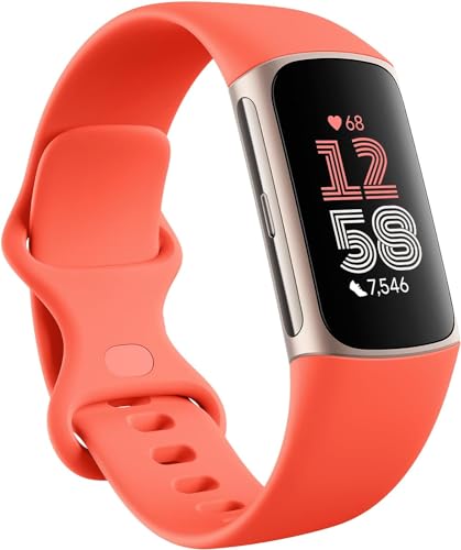 Fitbit Charge 6 Fitness Smartwatch, Gold Case - Image 2