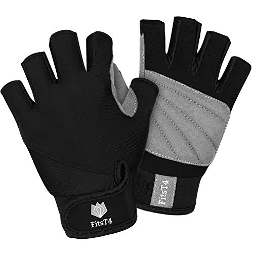 FitsT4 Sports Half Finger Padded Palm Gloves for Water Sports - Image 2