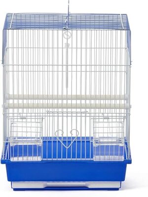 PH Prevue Hendryx Flat Top Parakeet Cage with Tray
