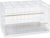 PH Prevue Hendryx Flight Cage Metal Bird Crate, White