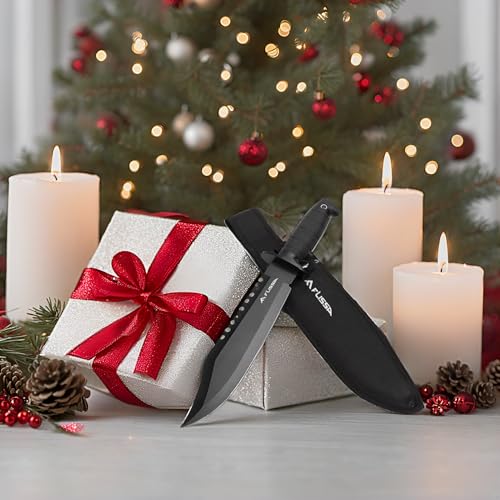 FLISSA Survival Hunting Knife With Sheath - Image 2