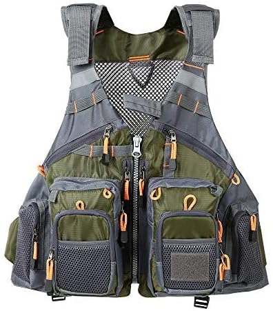 JKSPORTS Fly Fishing Vest Safety Life Jacket