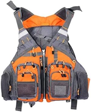 JKSPORTS Fly Fishing Vest Safety Life Jacket
