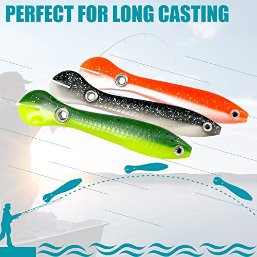 Flying Banana Bionic Soft Plastic Fishing Lures - 10 PCS - Image 4