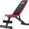 NICEPEOPLE Foldable Adjustable Weight Bench, 660LBS Capacity