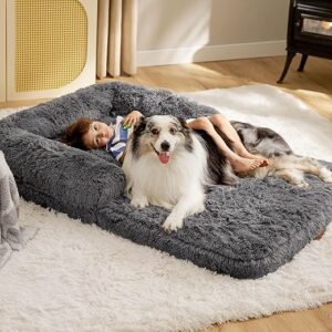 Bedsure Foldable Human Dog Bed For Kids