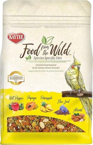 Kaytee Food From The Wild Natural Cockatiel Bird Food