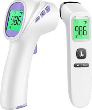 GoodBaby Forehead Thermometer - 2000 Purple & 202 White2