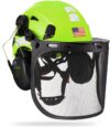 GREEN DEVIL Forestry Safety Helmet With Mesh Shield