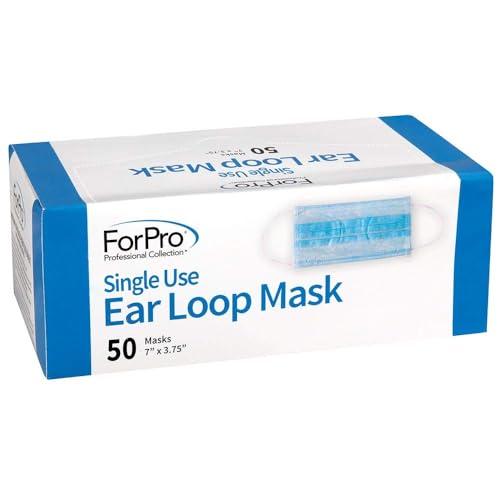ForPro Professional Collection Professional 3-Ply Disposable Face Mask, 50-Count - Image 2