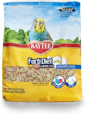 Kaytee Forti-Diet Egg-Cite Parakeet Food, 5 Pound