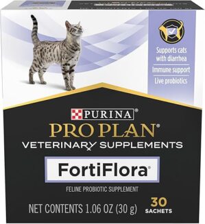 Pro Plan Veterinary Diets FortiFlora Probiotic Supplement For Cats