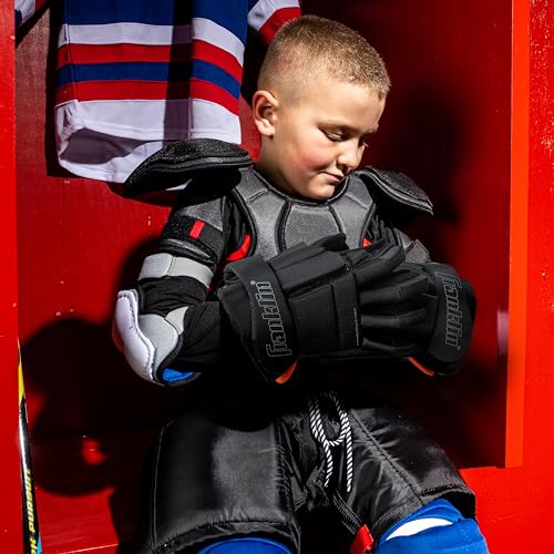 Franklin Sports Ice Hockey Gloves - Youth 10" - Thumb Lock - Image 4