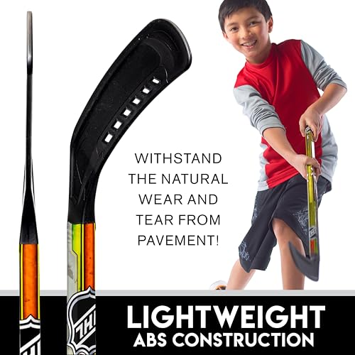 Franklin Sports Kids Street Hockey Stick Set - Includes Sticks + Ball - Image 4