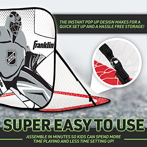 Franklin Sports Portable Pop Up Folding Hockey Goal - Image 3