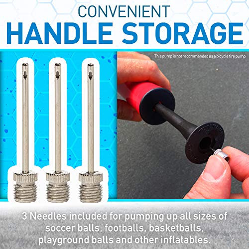 Franklin Sports Sports Ball Pump Kit - Complete Hand Pump Set - Image 4