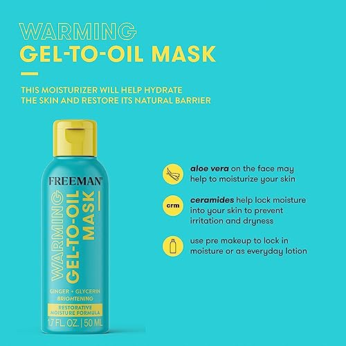 Freeman Warming Gel-To-Oil Face Mask, Ginger - Image 2