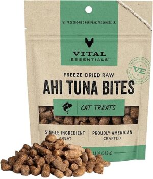 Vital Essentials Freeze Dried Ahi Tuna Cat Treats