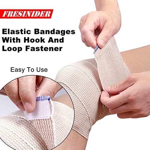 FRESINIDER Elastic Bandage Wrap, Latex Free, 6 Pack - Image 3
