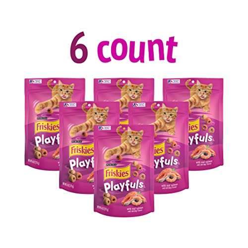 Friskies Playfuls Salmon & Shrimp Cat Treats - Image 2