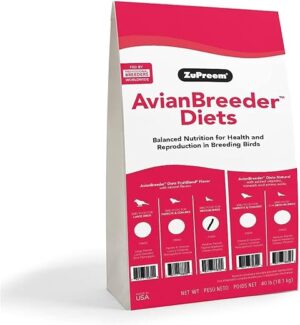 ZuPreem Fruit Blend Cockatiel Breeder Diet 40lb