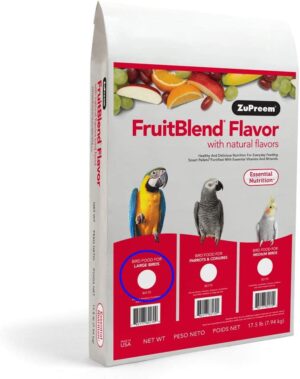 ZuPreem Fruit Blend Flavor – Large – 17.5 lb