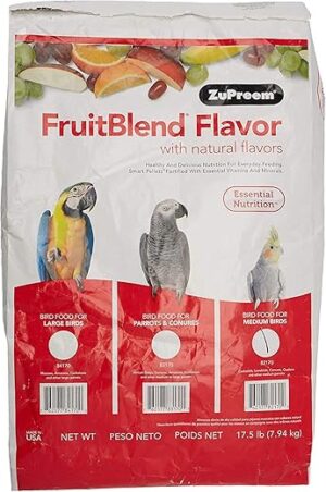 ZuPreem FruitBlend Pellets Bird Food, 17.5 lb