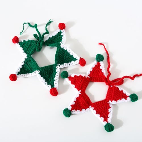 FukAto Handmade Knitted Pet Scarf Collar Accessories - Image 3
