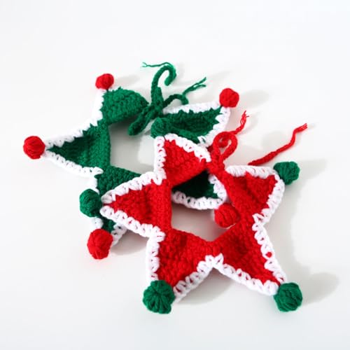 FukAto Handmade Knitted Pet Scarf Collar Accessories - Image 4