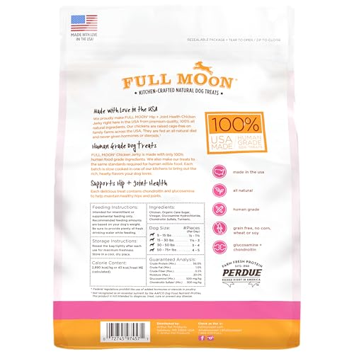 Full Moon Chicken Jerky Healthy Dog Treats 12 oz - Image 2
