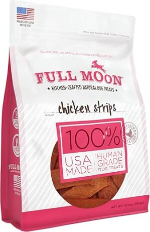 Full Moon Full Moon Chicken Strips Dog Treats
