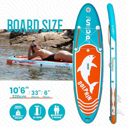FunWater Ultra-Light Inflatable Stand Up Paddleboard With Accessories - Image 3